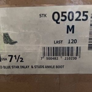 Circle G hand-made studded boots